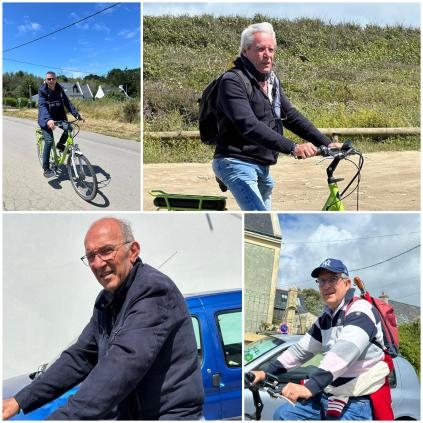 À bicyclette...