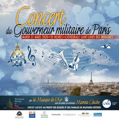 Concert caritatif Invalides 